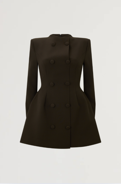 Button Mini Dress