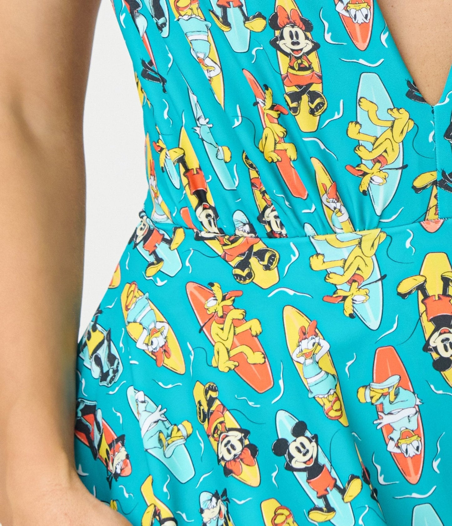 Disney Mickey & Friends Collection by Unique Vintage Surfing Mickey Wendy Swimsuit