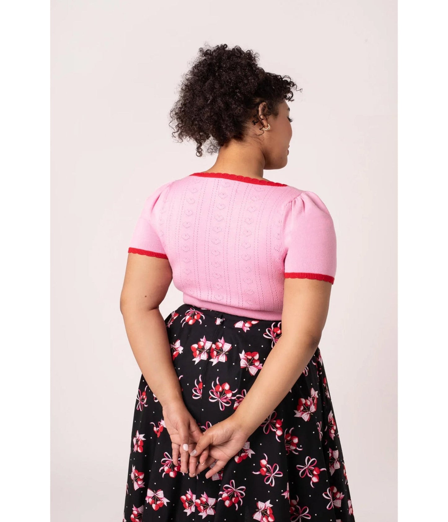 Hell Bunny Pink Hannah Top