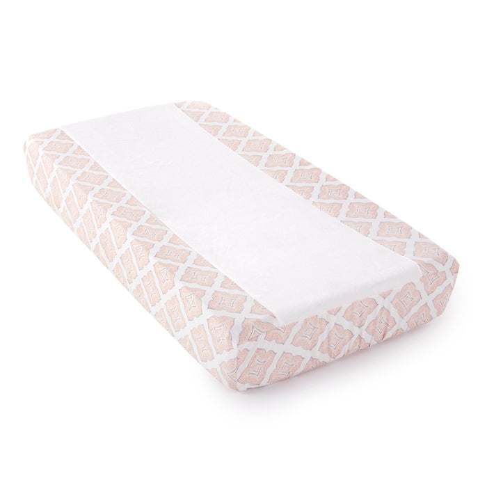 Levtex Home Heritage Blush Velvet 4PC Crib Bedding Set Crib Bedding Sets