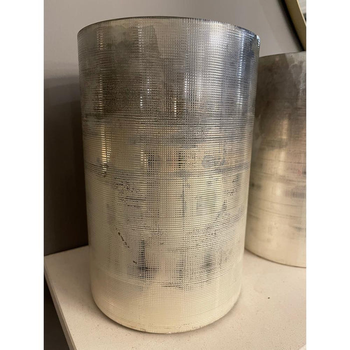 Libra large glass hurricane vase-Renaissance Design Studio