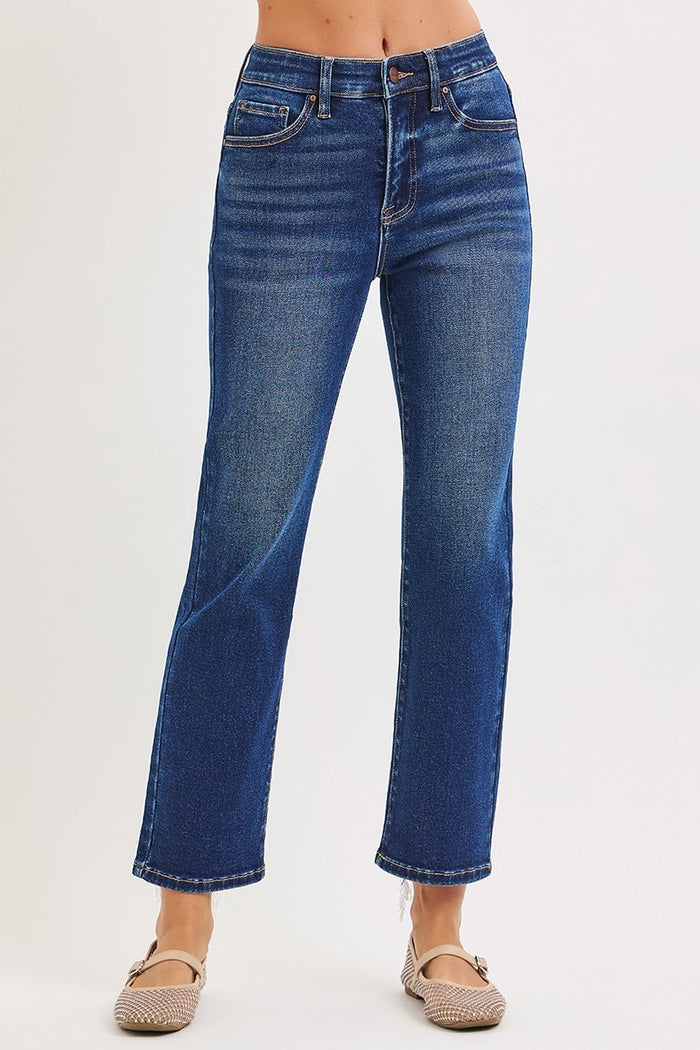 Lisa High Rise Cropped Jeans with Tummy Control