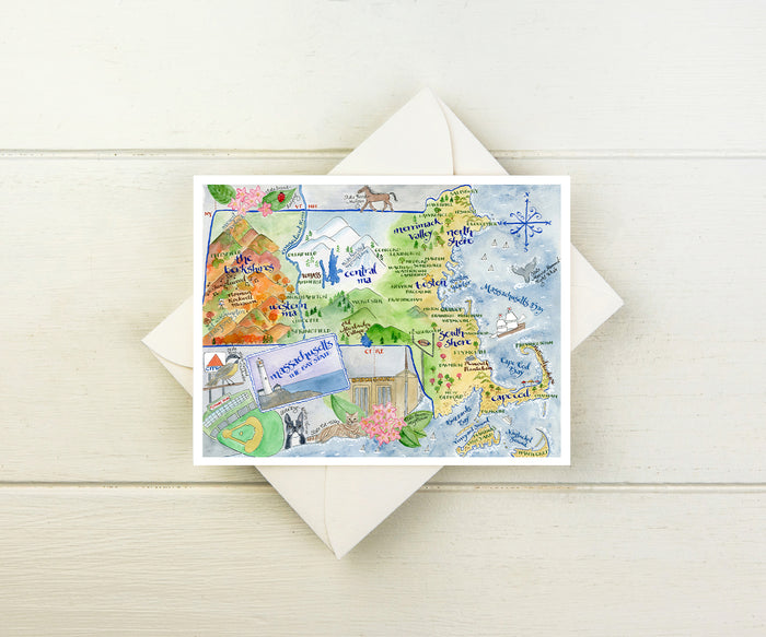 Massachusetts Note Cards