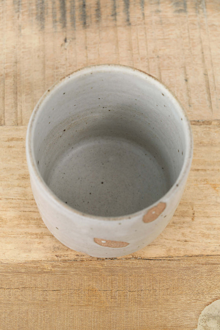 Tomoro Pottery Home Kitchen Dishware Petal Cup 3.5" H X 3.5" Dia