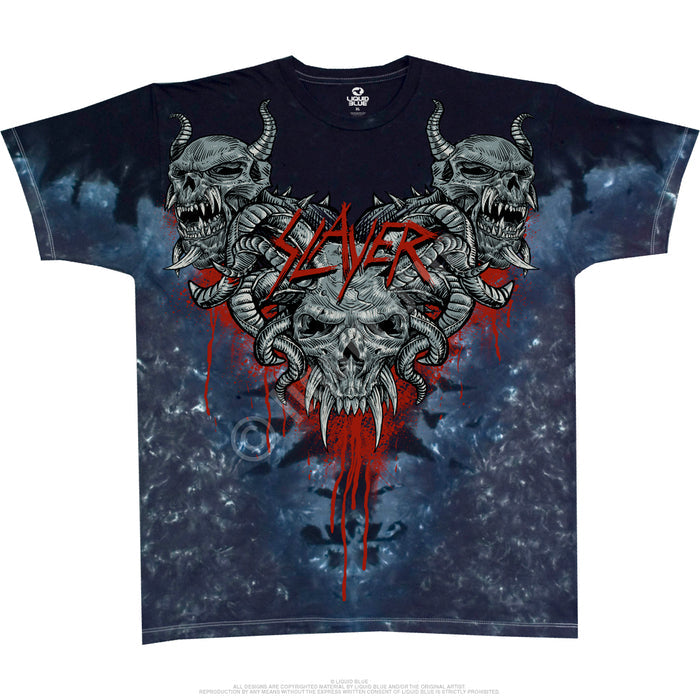 Slayer Hell Awaits Tie-Dye T-Shirt