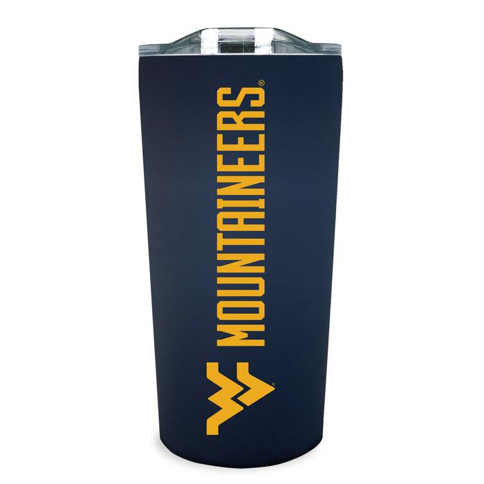 West Virginia Mountaineers 18oz Stainless Soft Touch Tumbler