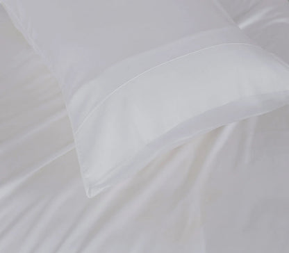 100% Tencel Fabric Fitted Sheet White - DLB Furniture