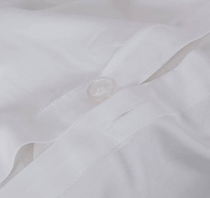 100% Tencel Fabric Fitted Sheet White - DLB Furniture