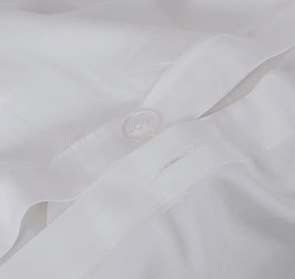 100% Tencel Fabric Fitted Sheet White - DLB Furniture