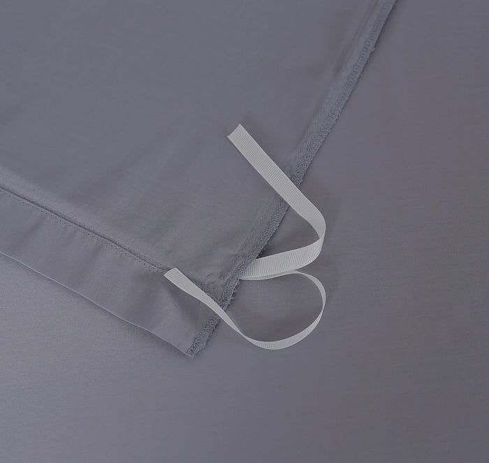 100% Tencel Fabric Quilt Cover Set Grey - DLB Furniture