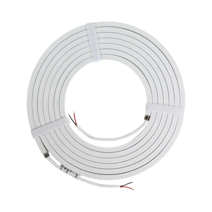 10m 10x10mm cool white neon flex strip on bench