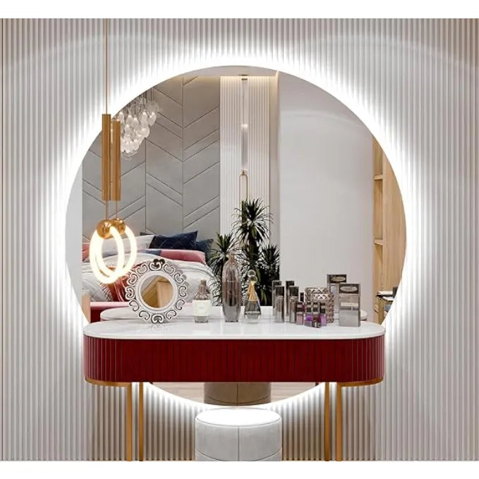 10m cool white neon flex coiled on workspace