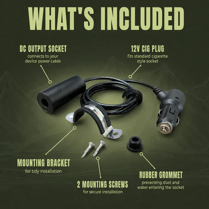 Marine Starlink Mini IP67 power lead for harsh outdoor environments
