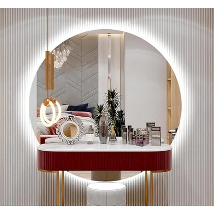 crisp cool white neon flex illuminated on table