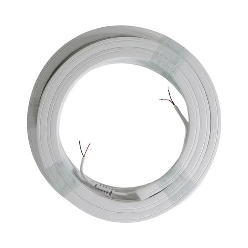 30x20mm warm white neon flex strip 10m coiled on bench
