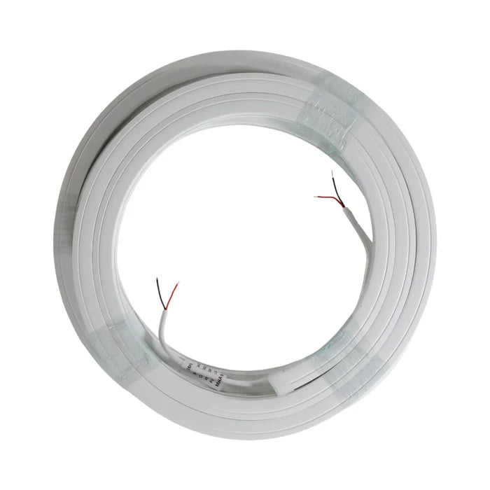 30x20mm cool white neon flex strip 10m coiled on bench