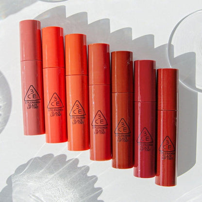 3CE Glaze Lip Tint 5g | Dewy & Hydrating Lip Color - myernk