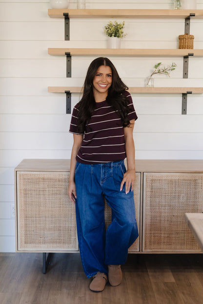 THE EMERY SLOUCHY BARREL JEANS IN DARK WASH
