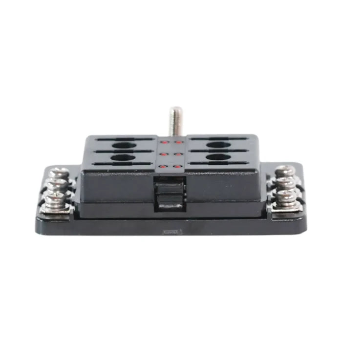 Campervan fuse distribution block with 6 circuits and LED indicators
