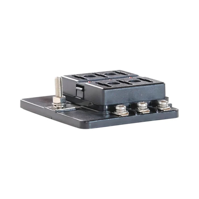 Off grid 6 slot LED blade fuse panel for camper electrical systems