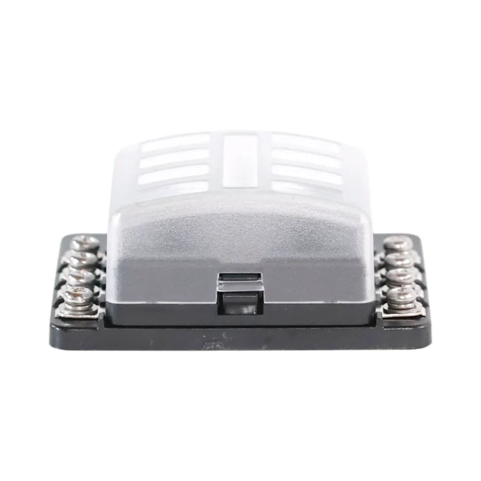 Blade fuse distribution block with screw down terminals for campervan installations
