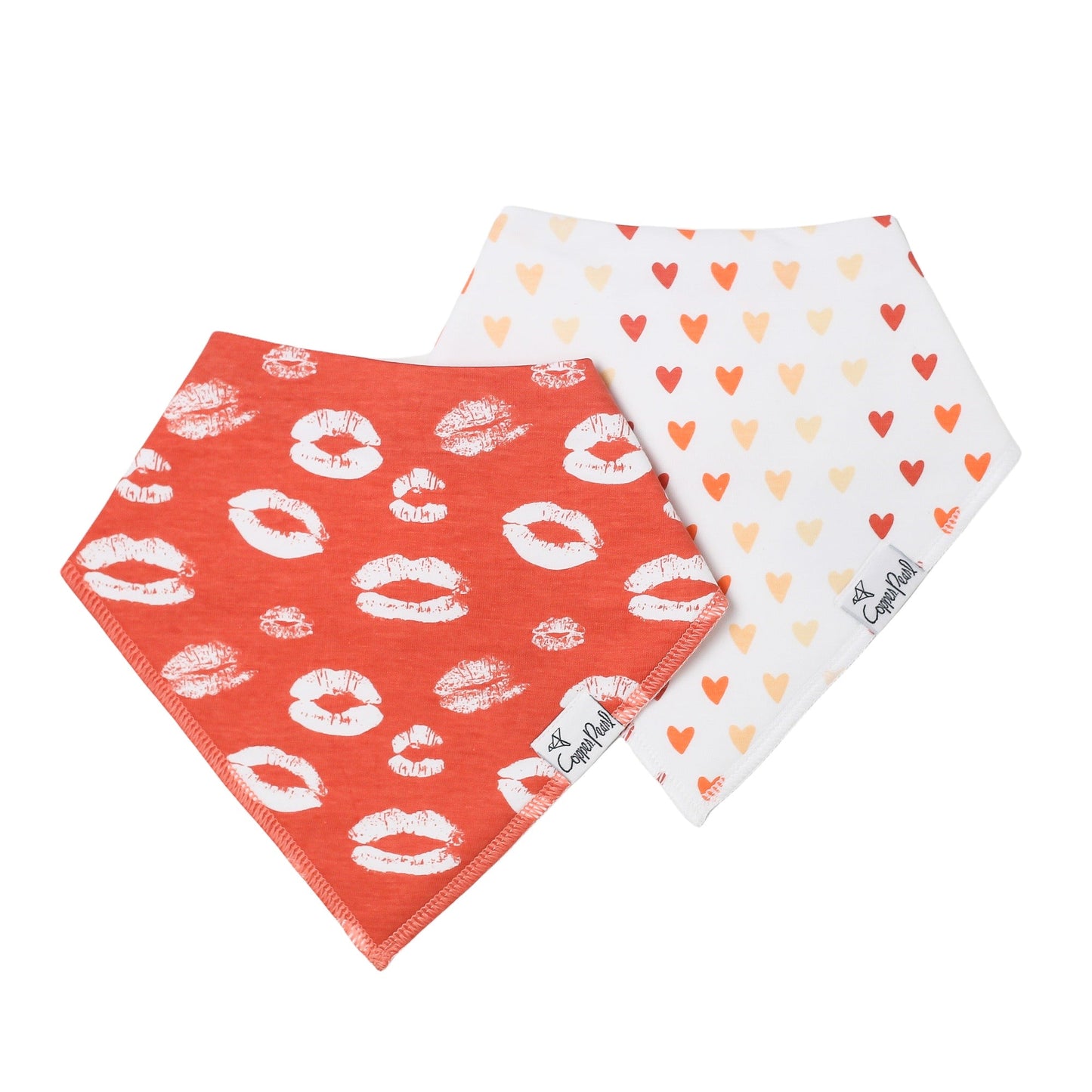 4 Pack Baby Bandana Bibs - Crush