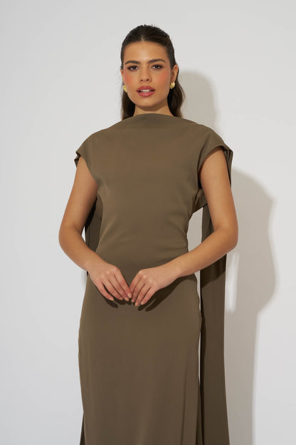 Drape Maxi Dress