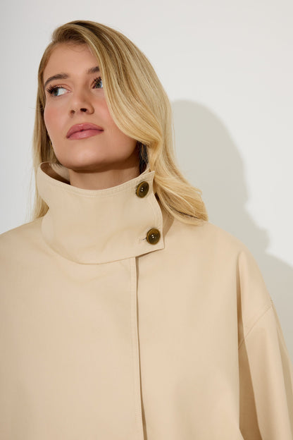 Oversized Cotton Mix Jacket