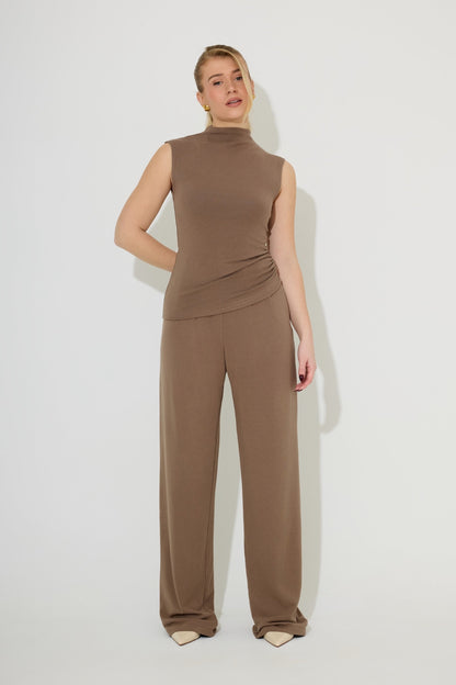 Cotton Mix Jersey Trousers