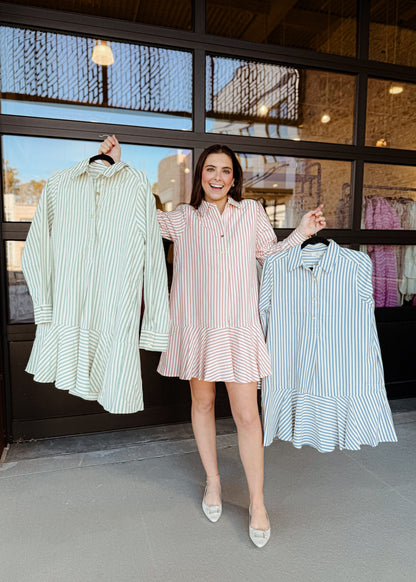 Lacey Long Sleeves Mini Dress