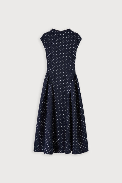 Cap Sleeve Gathered Midi Dress