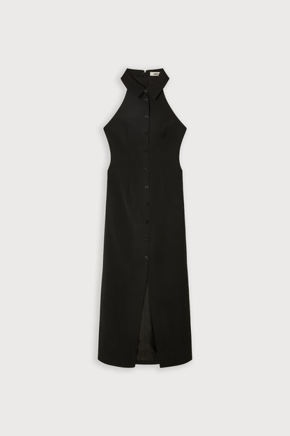 Collar Maxi Dress