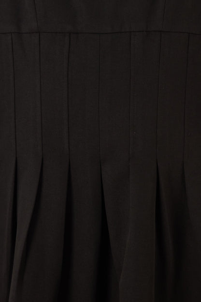 Cotton Mix Cinched Midi Dress