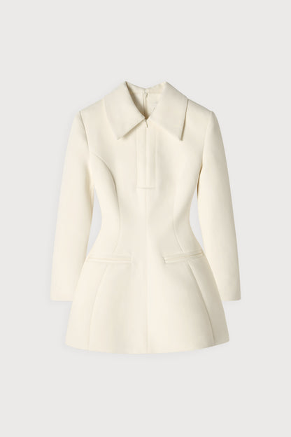 Zip Detail Mini Dress