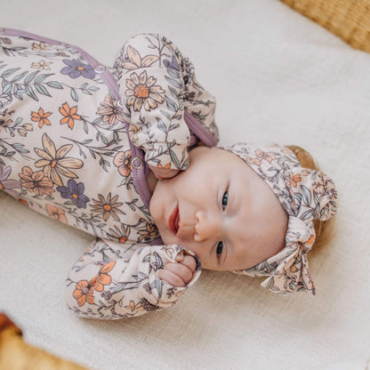 Knit Headband Bow - Flora