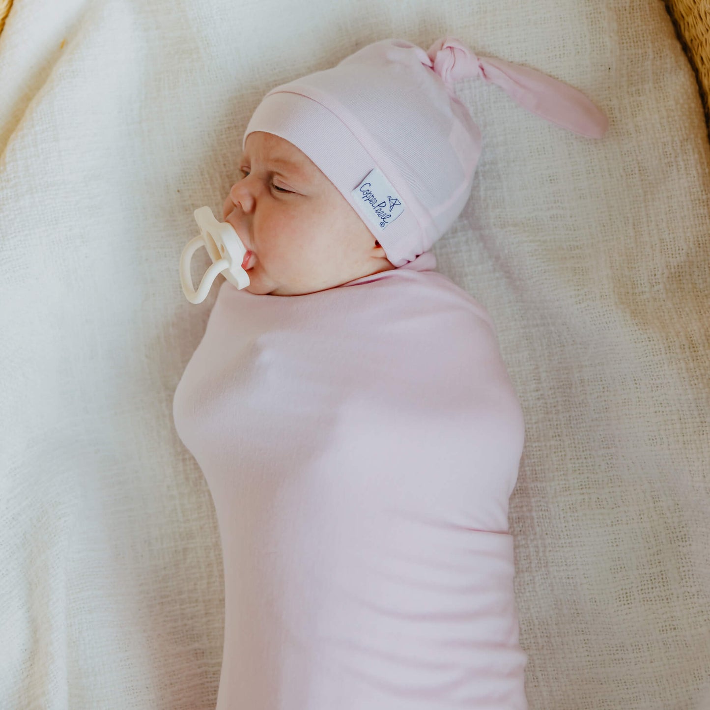 Knit Swaddle Blanket - Blossom