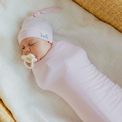 Knit Swaddle Blanket - Blossom