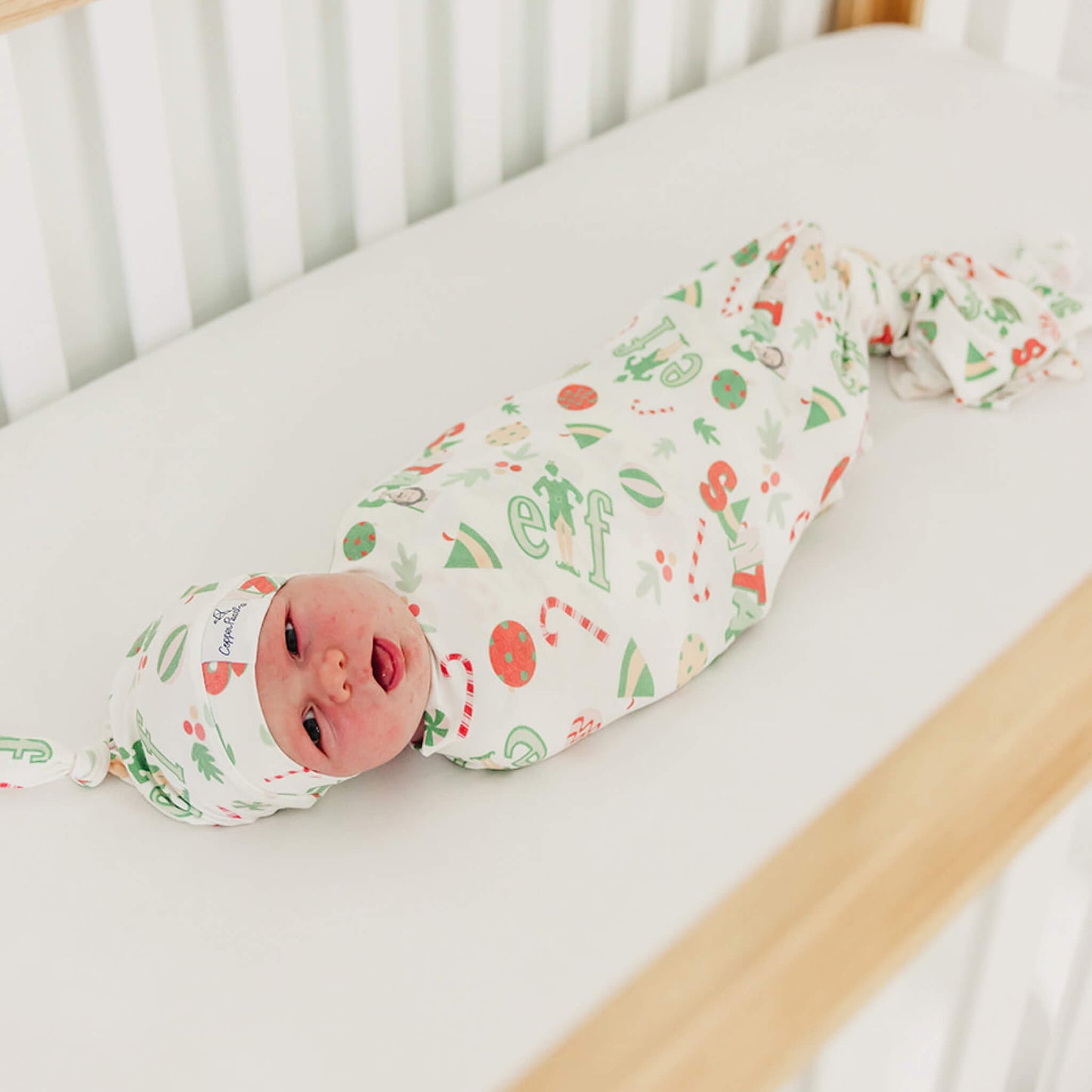 Knit Swaddle Blanket - Elf