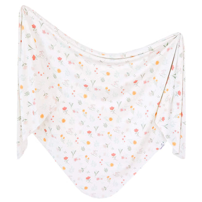 Knit Swaddle Blanket - Mabel