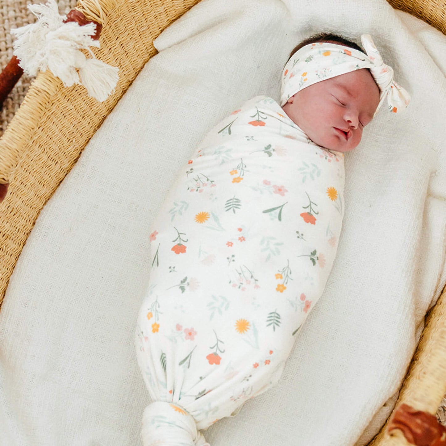 Knit Swaddle Blanket - Mabel