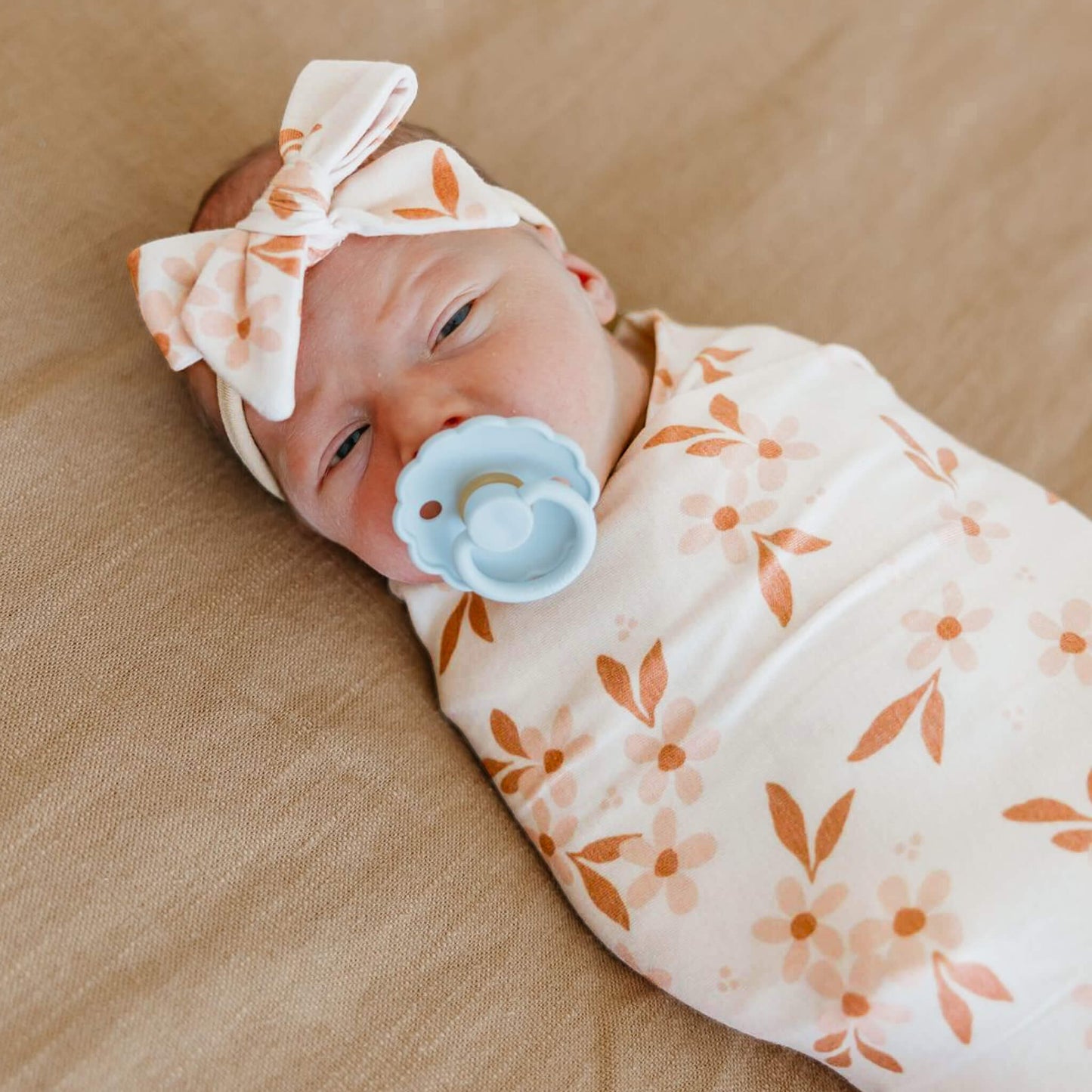 Knit Swaddle Blanket - Rue