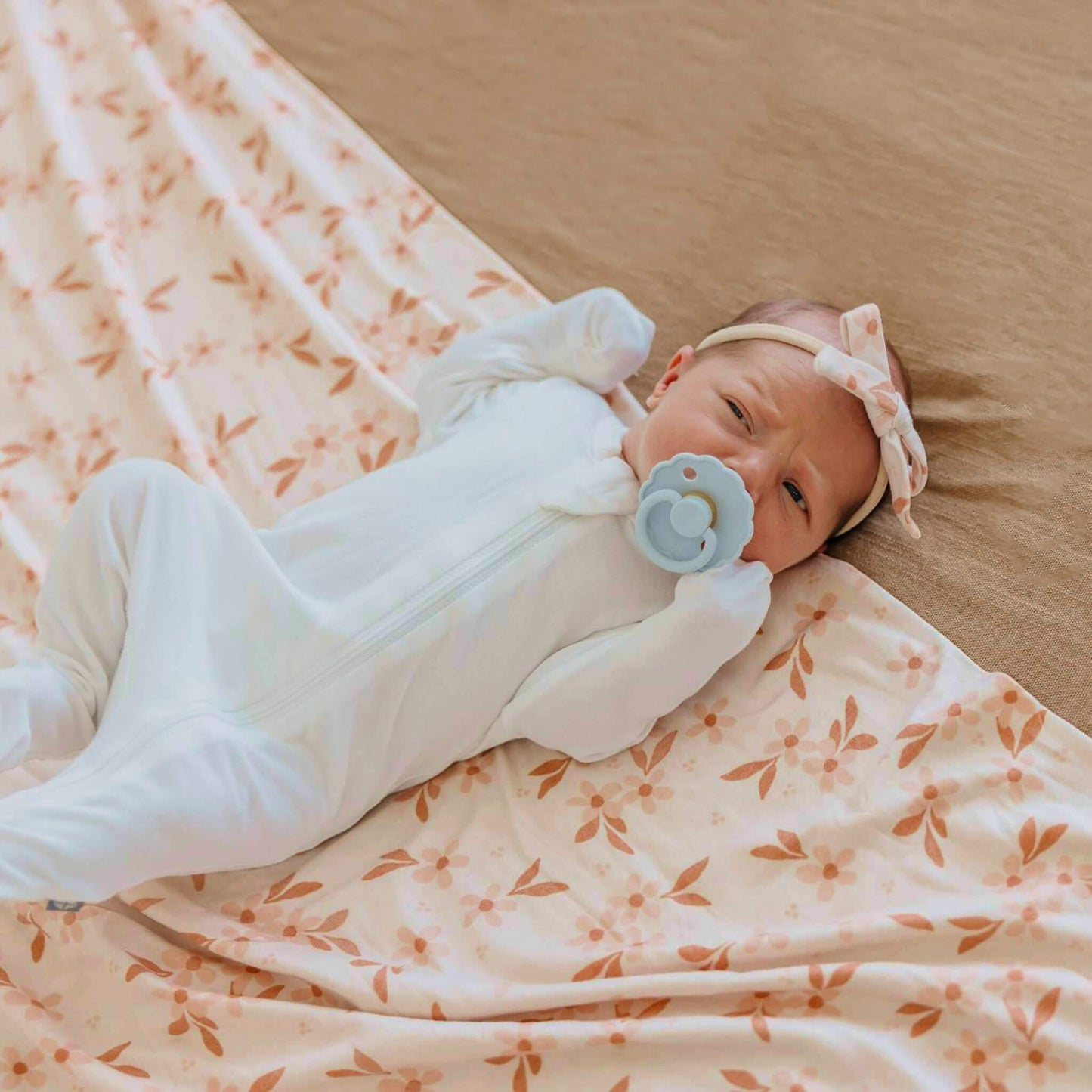 Knit Swaddle Blanket - Rue