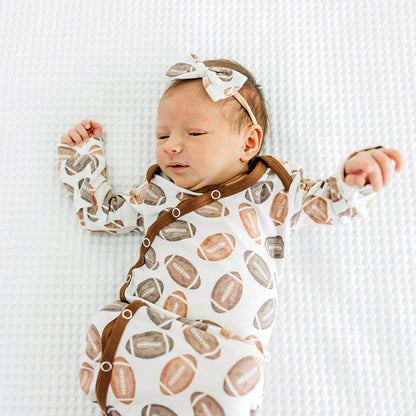 Newborn Knotted Gown - Blitz