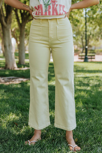 JBD WIDE LEG JEANS IN SUNSHINE