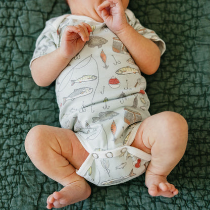 Short Sleeve Bodysuit - Trout