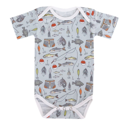 Short Sleeve Bodysuit - Trout