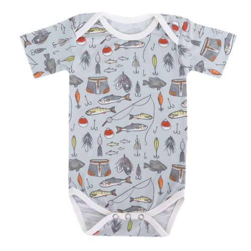 Short Sleeve Bodysuit - Trout