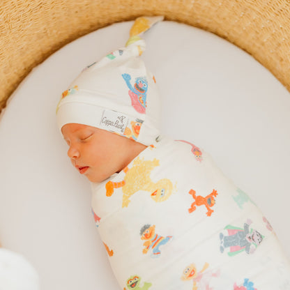 Top Knot Hat - Sesame Friends