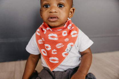 4 Pack Baby Bandana Bibs - Crush