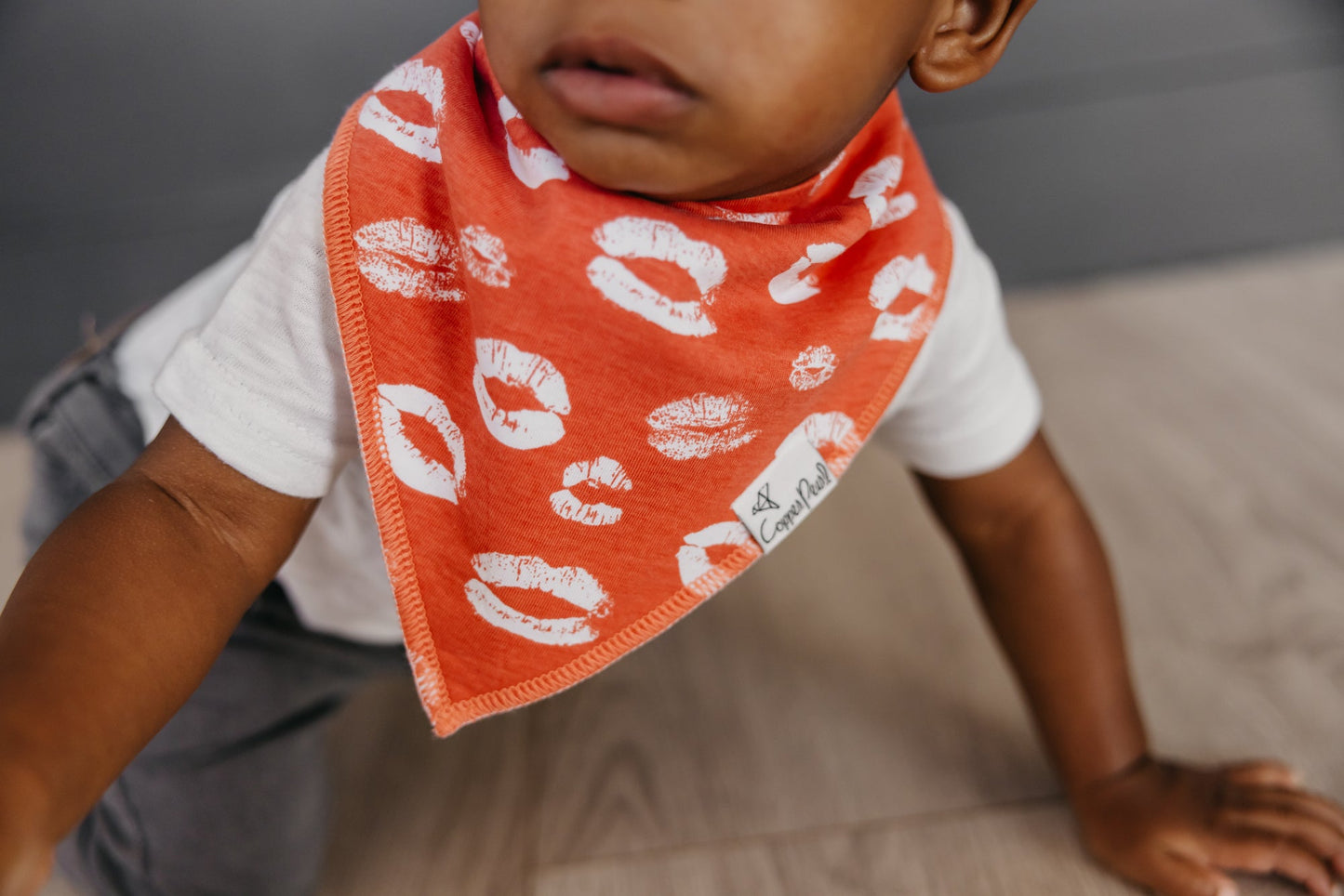 4 Pack Baby Bandana Bibs - Crush